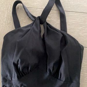 Stop Staring Black Dress w Criss crossed straps